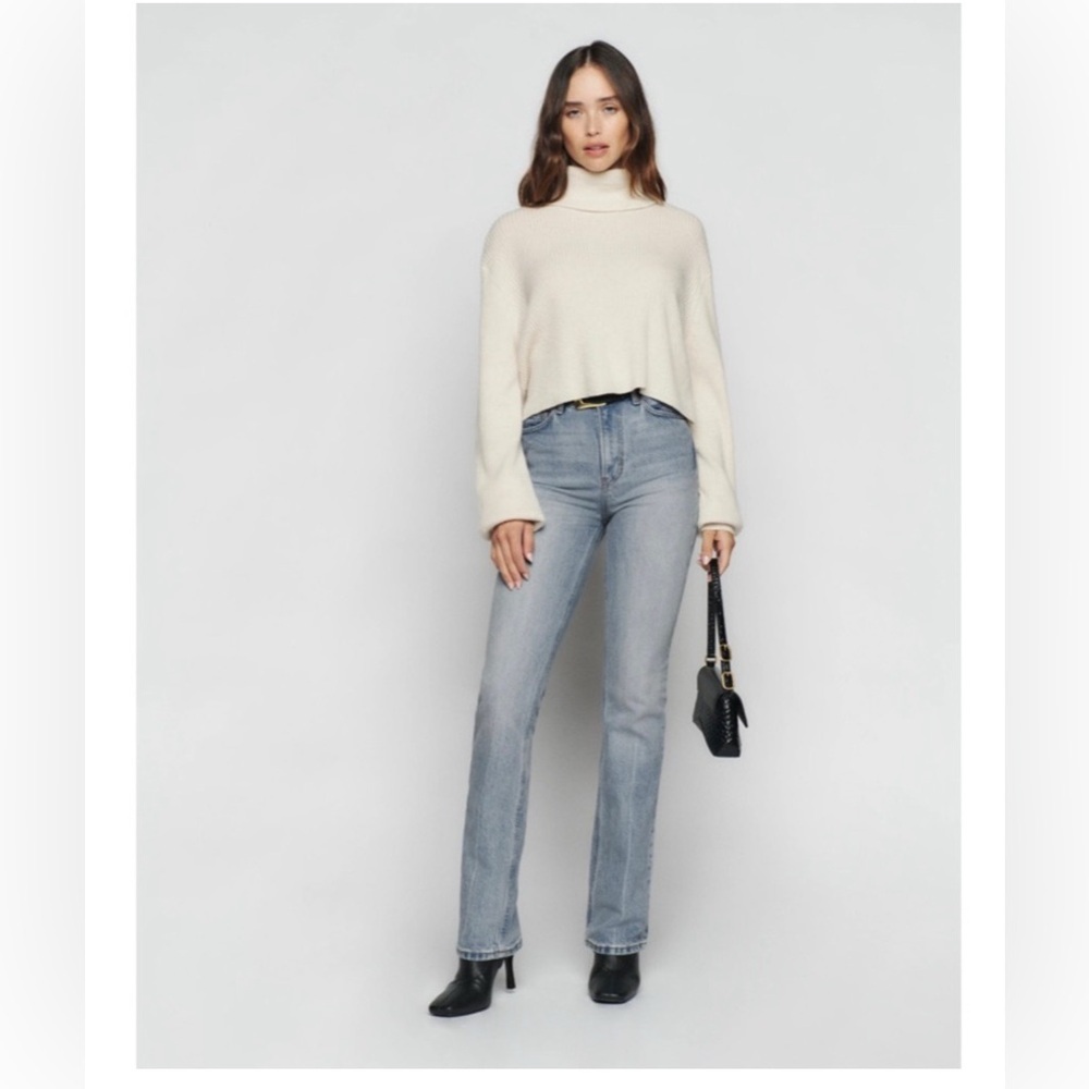 Reformation Peyton high rise bootcut Jean in Malta color size 27 - Picture 2 of 4